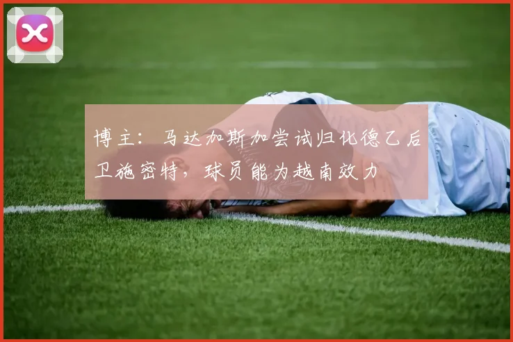 博主：马达加斯加尝试归化德乙后卫施密特，球员能为越南效力